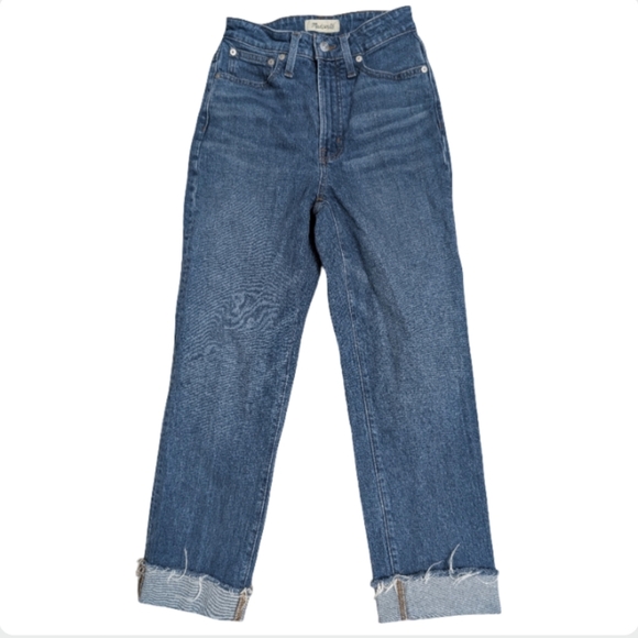 Madewell Curvy Perfect Vintage Straight Jean Size 25 NWT Hourglass Fit - Picture 2 of 14